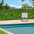 ID MARKET - Brise vue occultant 2 x 10 M imprimé feuillage 160 gr/m² - vignette