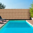 ID MARKET - Brise vue occultant 1,8 x 10 M effet claustra en bois 160 gr/m² - vignette