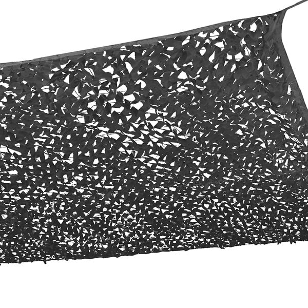 ID MARKET - Voile d'ombrage rectangulaire design ombrière camouflage 3x4 M gris - large