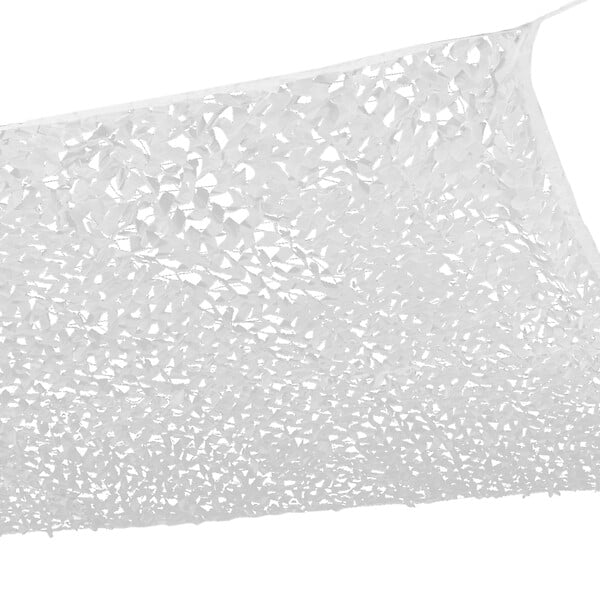 ID MARKET - Voile d'ombrage rectangulaire design ombrière camouflage 4x6 M blanc - large