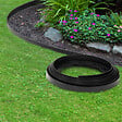 ID MARKET - Bordurette de jardin flexible 10 M noire hauteur 5 CM + 30 piquets - vignette
