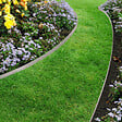 ID MARKET - Bordurette de jardin flexible 10 M grise hauteur 5 CM + 30 piquets - vignette