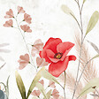 99DECO - Lot de 2 panneaux de douche en PVC (90x220 & 120x220 cm) + profilés blanc - Herbier - Motif floral aquarelle - Multicouleurs - vignette