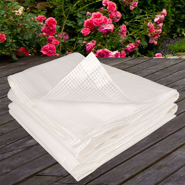 ID MARKET - Bâche armée transparente 8x12 m renforcée - large