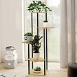 ID MARKET - Etagère à pots de fleurs porte plante DETROIT 5 niveaux design industriel - vignette