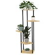 ID MARKET - Etagère à pots de fleurs porte plante DETROIT 5 niveaux design industriel - vignette