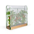 ID MARKET - Kit complet 3 bacs modulables carrés potager et serre à tomates + treillis + housse - vignette
