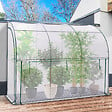 ID MARKET - Serre d'hivernage murale adossée 300 x 80 x 160 cm double ouverture balcon et terrasse - vignette