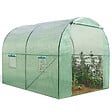 ID MARKET - Serre tunnel de jardin 6M² verte gamme maraîchère ROMA 2x3M - vignette