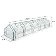 ID MARKET - Serre châssis de jardin spéciale forçage L.300 CM blanche - vignette