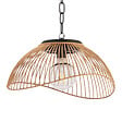 ID MARKET - Lampe solaire extérieure SYDNEY suspension en métal effet rotin - vignette
