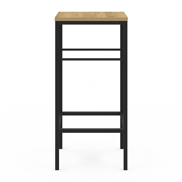 ID MARKET - Lot de 2 tabourets de bar DETROIT design industriel - large