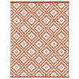 ID MARKET - Tapis extérieur BAHAMAS terracotta 270 x 370 CM - vignette