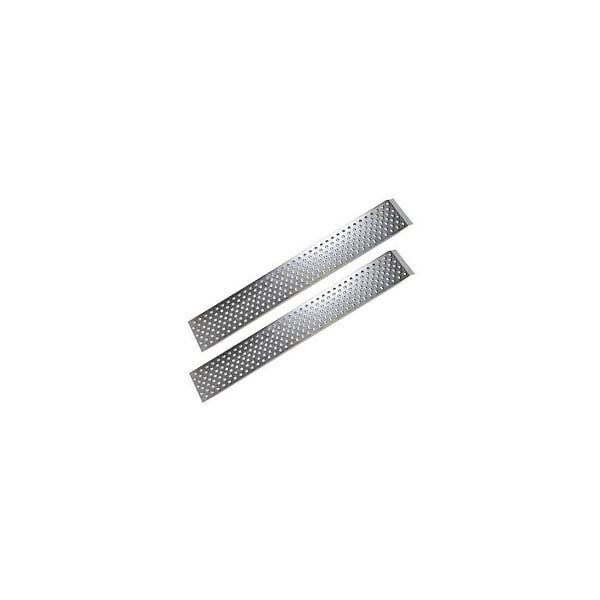 ID MARKET - Lot de 2 rampes de chargement en acier galvanisé - large