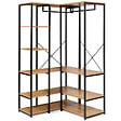 ID MARKET - Dressing modulable XXL L. 150 cm DETROIT design industriel - vignette