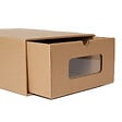 ID MARKET - Lot de 20 cartons boites de rangement à chaussures avec tiroir - vignette
