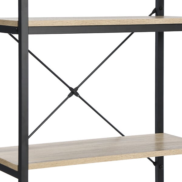 ID MARKET - Etagère 5 niveaux DETROIT design industriel 170 cm - large
