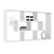 ID MARKET - Etagère murale COLETTE avec 8 compartiments blanc - vignette