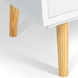 ID MARKET - Bibliothèque étagère de rangement colonne EMMIE scandinave blanc - vignette