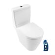 VILLEROY ET BOCH - WC à poser compact sans bride sortie horizontale  Avento avec abattant frein de chute + Nettoyant - vignette