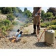 INTEC - Chalumeau à gaz 2 Bruleurs Ø 60 mm Turbo + Détendeur gaz 4.0 bar Tuyau 5m INTEC - vignette