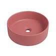 CERAMIA - Ceramia Vasque à poser ronde 36 cm hauteur 12,5 cm sans trop-plein rose mat PixL (CEPX3636PM) - vignette