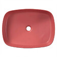 CERAMIA - Ceramia Vasque à poser rectangulaire 50 x 37,5 x 13,5 cm sans trop-plein rose mat PixL (CEPX4937PM) - vignette