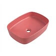 CERAMIA - Ceramia Vasque à poser rectangulaire 50 x 37,5 x 13,5 cm sans trop-plein rose mat PixL (CEPX4937PM) - vignette