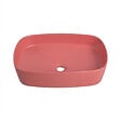 CERAMIA - Ceramia Vasque à poser rectangulaire 50 x 37,5 x 13,5 cm sans trop-plein rose mat PixL (CEPX4937PM) - vignette