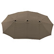 HAPPY GARDEN - Parasol double 2,7x4,6m LINAI taupe - vignette
