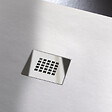 PLANETE BAIN - Receveur de douche extra plat à poser 80x120 Design reflet ardoisé Blanc - vignette