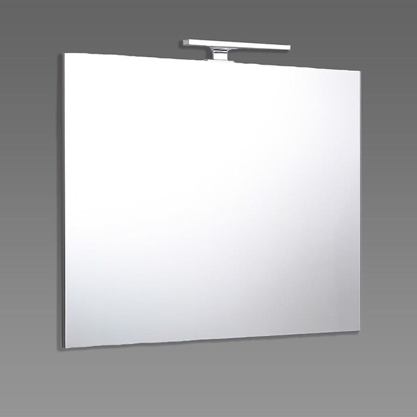 KIAMAMI VALENTINA - Miroir De Salle De Bains Affleurant 90 X 70 Cm Avec Éclairage Reversible Led Light - large