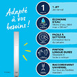 GROHE - Douchette 1 jet Vitalio Joy Cube Stick chromé avec flexible 150 et support carré - vignette