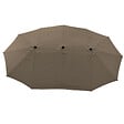 HAPPY GARDEN - Parasol double 2,7x4,6m LINAI taupe - vignette