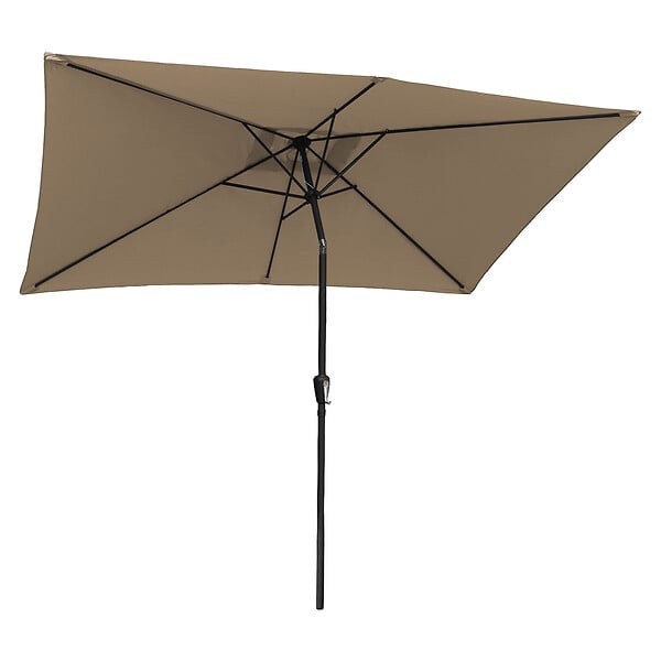HAPPY GARDEN - Parasol droit HAPUNA rectangulaire 2x3m taupe - large