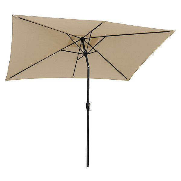 HAPPY GARDEN - Parasol droit HAPUNA rectangulaire 2x3m beige - large