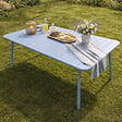 CONCEPT USINE - Table de jardin 8-10 places 200cm bleu BERGAME - vignette