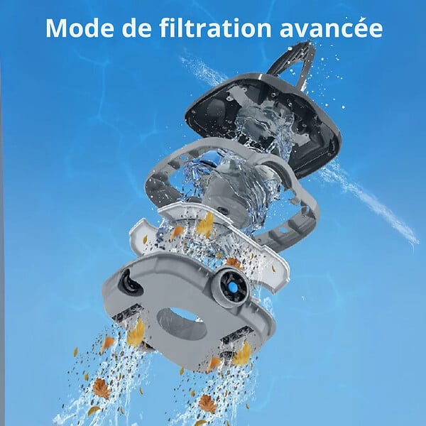 WYBOT - robot électrique de piscine sans fil nettoyage des fonds - osprey 200 max - large