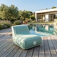 COCO LOUNGE - Fauteuil de jardin gonflable RIVIERA  Collection  Soge - vert d'eau - vignette