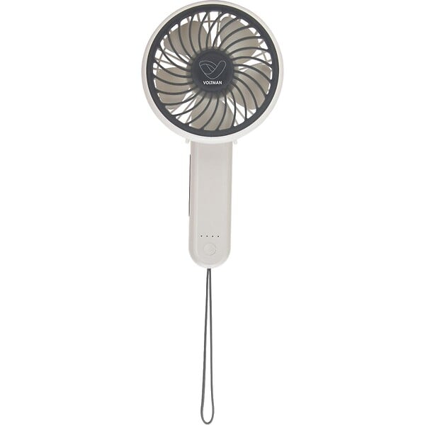 VOLTMAN - Mini ventilateur à main portable Ø10 cm 2.5W - blanc - Voltman - large