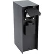 ZENITECH - Borne de jardin à fixer 2x16A + programmateur IP44 - Alu Noir - Zenitech - vignette