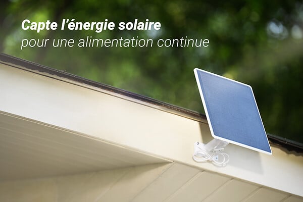 EZVIZ - Panneau solaire de rechargement EZVIZ 5W connectique Typce-C - large