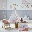 ATMOSPHERA - Tapis enfant Fourrure Blanche D 90 cm - vignette