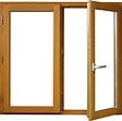 GD MENUISERIES - Fenetre Bois 2 Vantaux H165 x L80 cm Côte Tableau - vignette