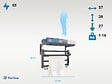 PURLINE - Sèche-serviettes électrique avec étagère gris anthracite 55W - vignette