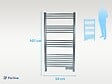 PURLINE - Sèche-serviettes avec minuterie 500W - vignette