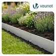 VOUNOT - Lot de 10 Bordure de jardin en métal galvanisé flexible 100x18cm - vignette