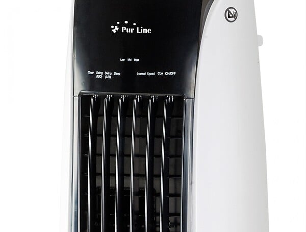 PURLINE - Rafraichisseur d'air par évaporation à débit élevé avec roues - large