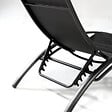 CONCEPT USINE - Transat ajustable et empilable avec pieds en acier noir LIMEA - vignette