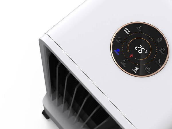 PURLINE - Rafraichisseur d'air par évaporation à débit élevé avec purificateur - large